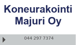 Koneurakointi Majuri Oy logo
